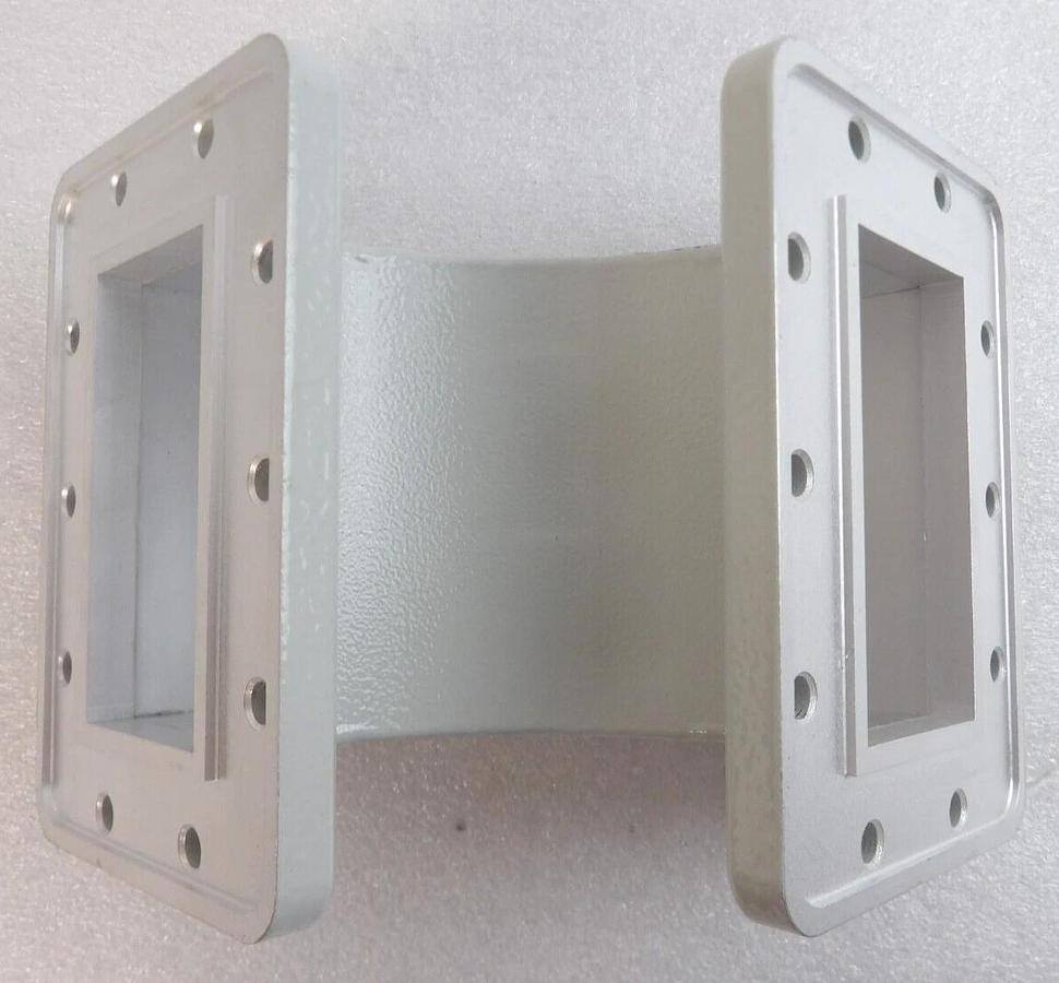 Used Muegge MW3001A-260ED Microwave Waveguide E-Bend 90 Degree Elbow Working