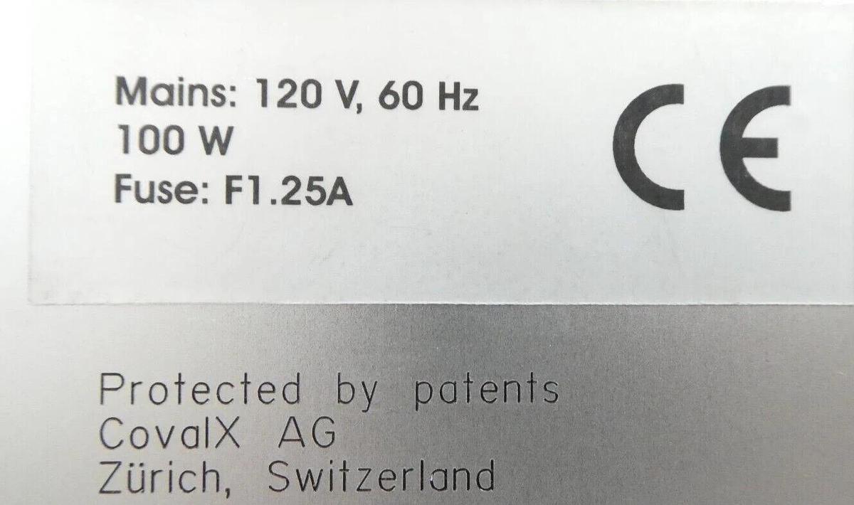 Used CovalX HM2 High Mass Detection System MALDI Shimadzu AXIMA with Cables Untested