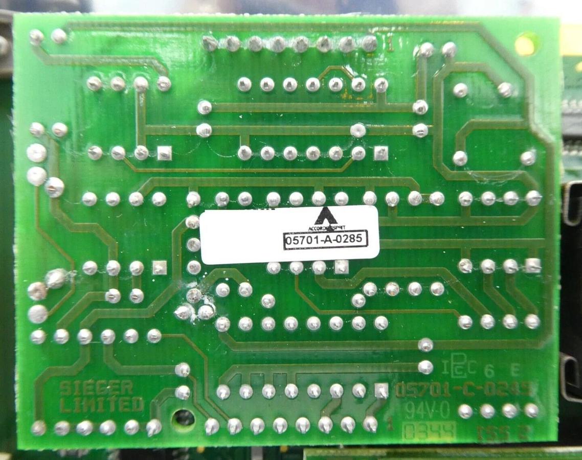 Used Sieger Limited 05701-A-0301 Single Channel Control PCB Card Lot of 5 Working