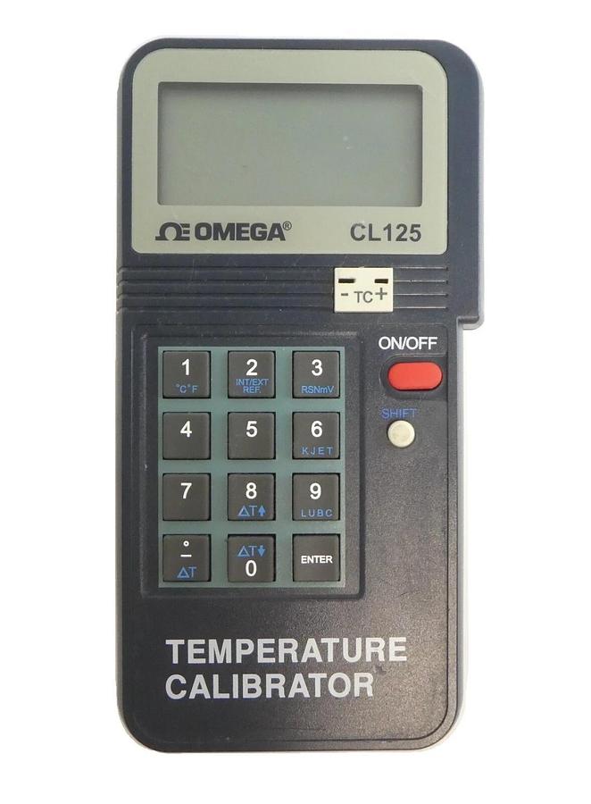 Used Omega CL125 Handheld Temperature Calibrator Module Working Surplus