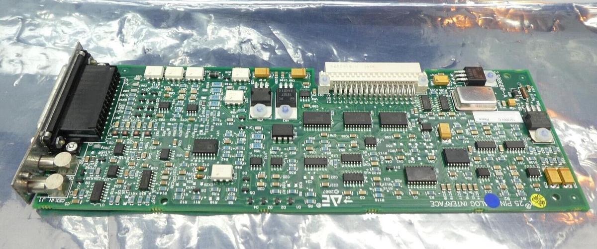 Used AE Advanced Energy 2300680-A 25 Pin Analog Interface PCB Card 1310001 Working