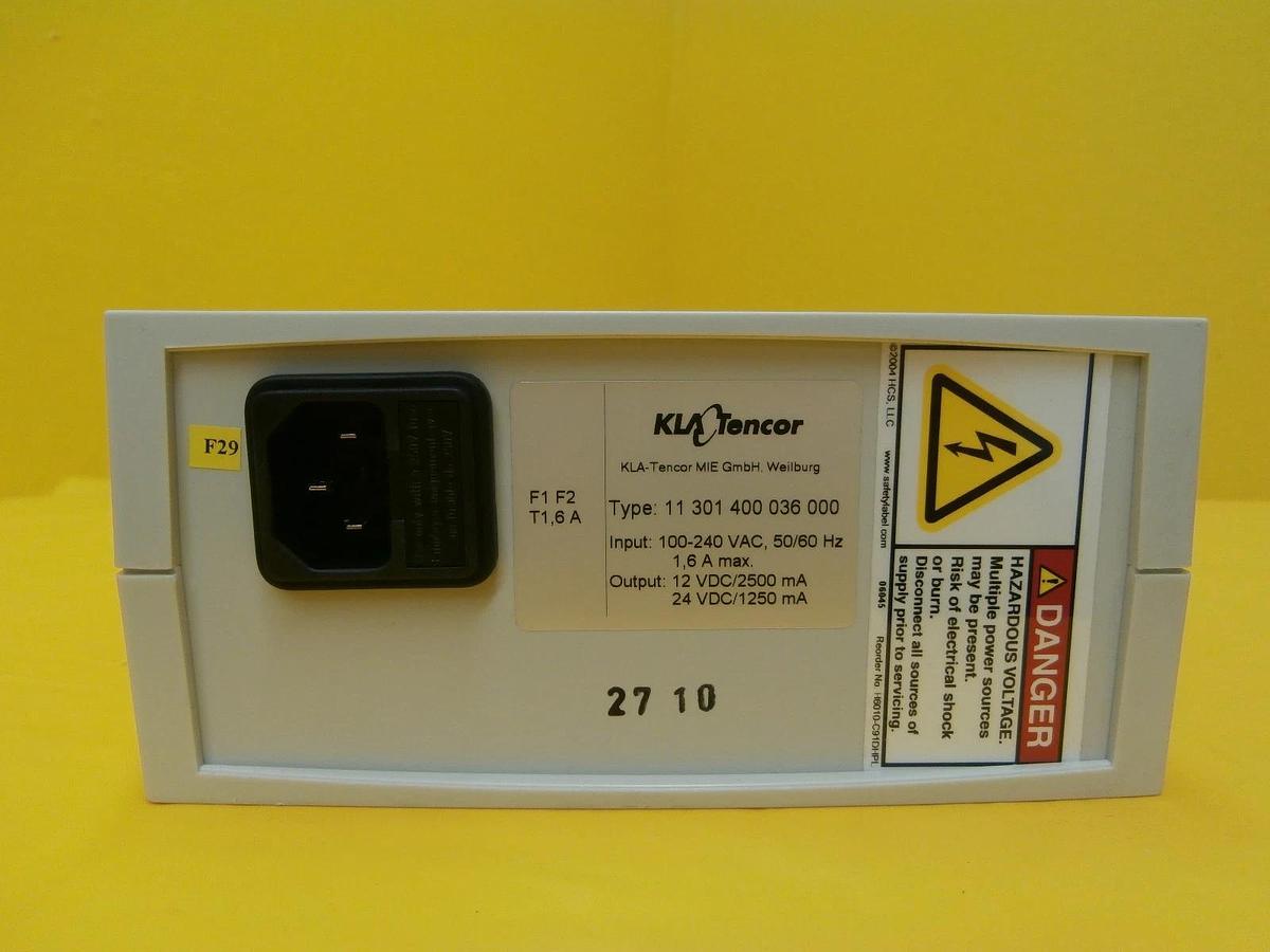 Used KLA-Tencor 11301400036000 Camera Power Supply Unit 11 301 400 036 000 Used