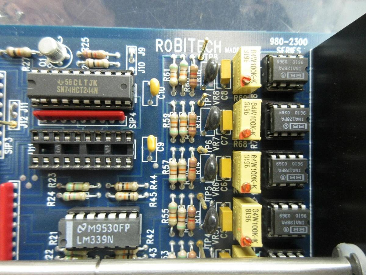 Used Robitech 990-9131 Valve Module PCB Card 681-0181-009 980-2300 Used Working
