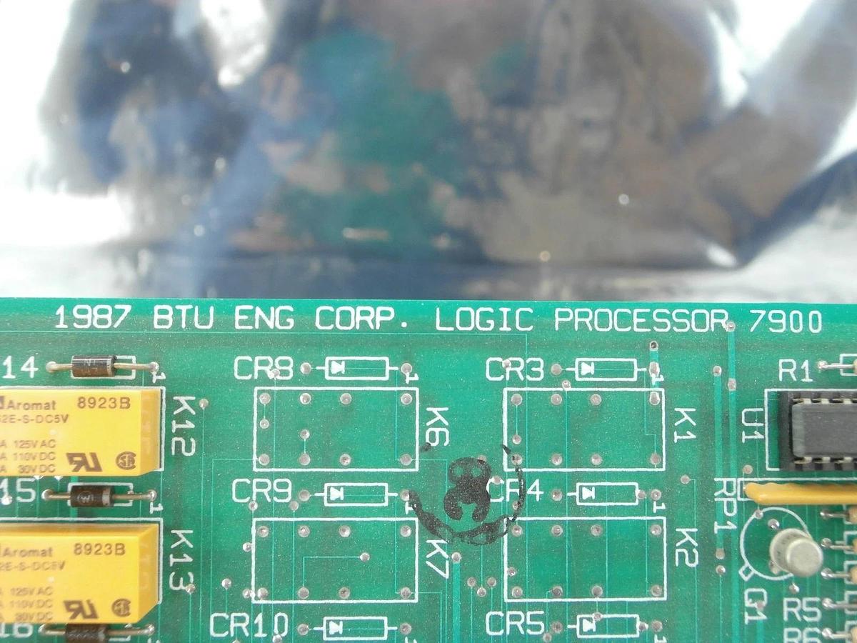 Used BTU Engineering 3162154 Logic Processor Pyrogenic Oxidation VME PCB Card Used