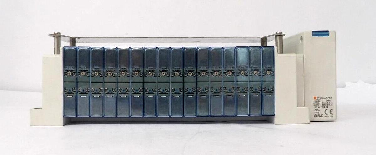 Used SMC SS5Y3-DUQ00525 16-Port Ethercat Pneumatic Manifold Lot of 3 Working