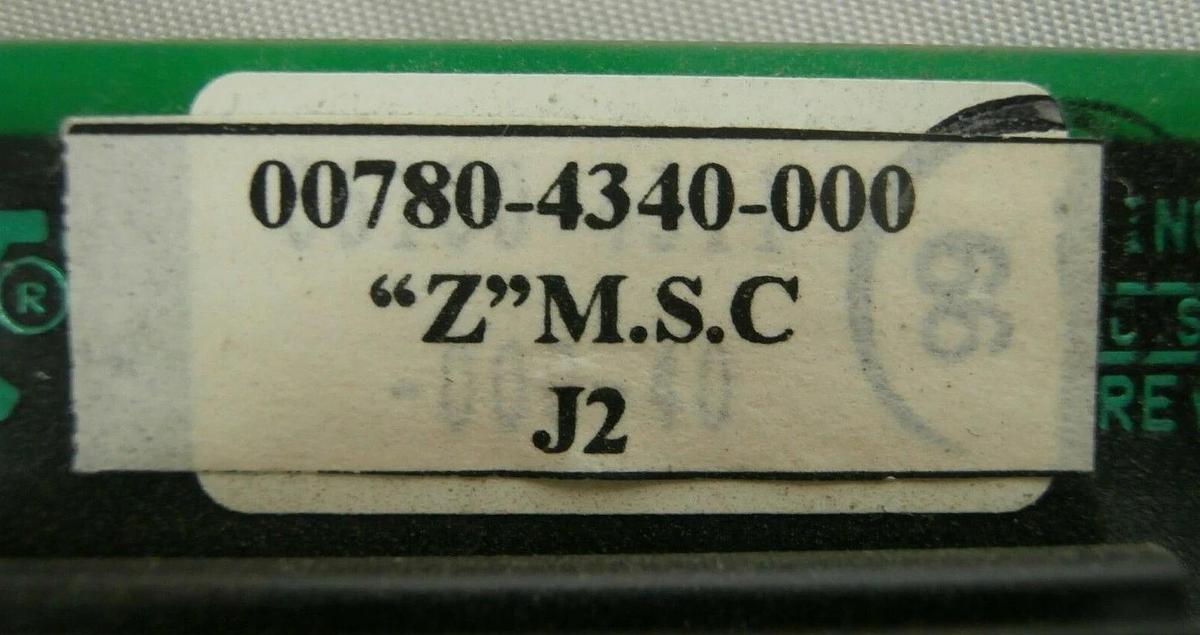 Used Kulicke & Soffa 00780-4340-000 Z MSC S/W PCB Card 06100-4311-001-01 Working