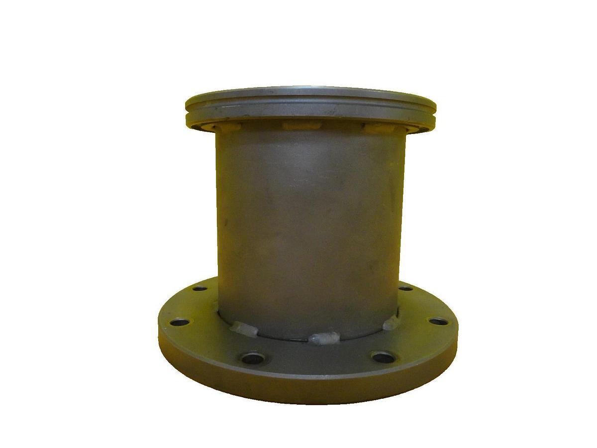 Used Edwards Vacuum Adapter Tube Tee ISO100 ISO-F to ISO100 NW25 90° Elbow Working