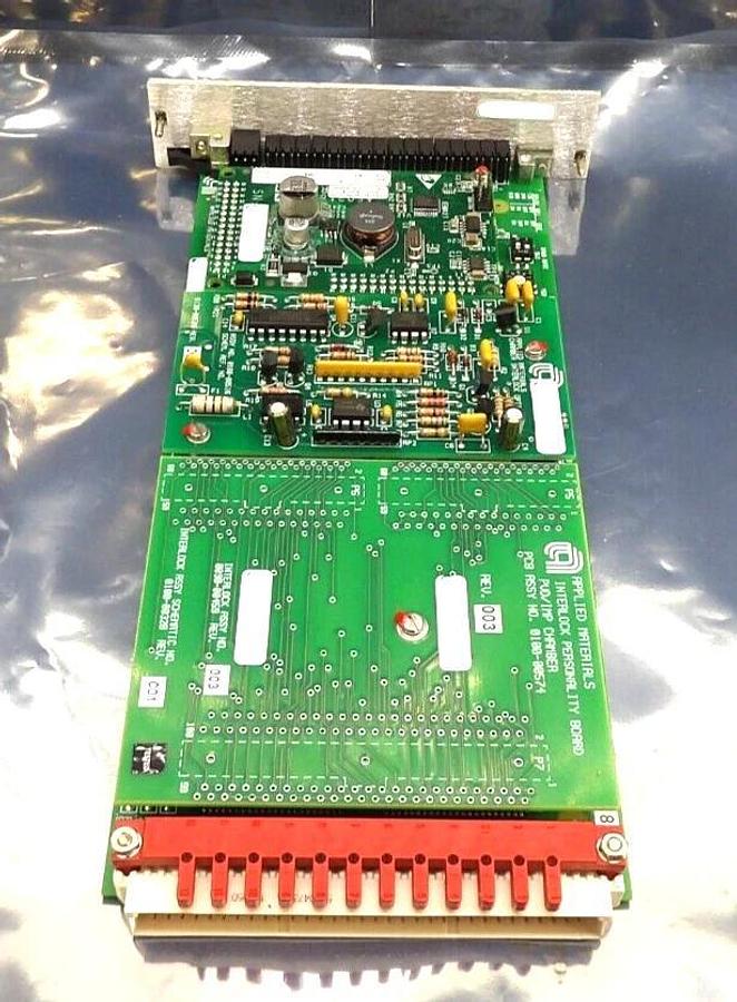 Used AMAT Applied Materials 0100-20458 Interlock Personality PCB 0090-00459 Working