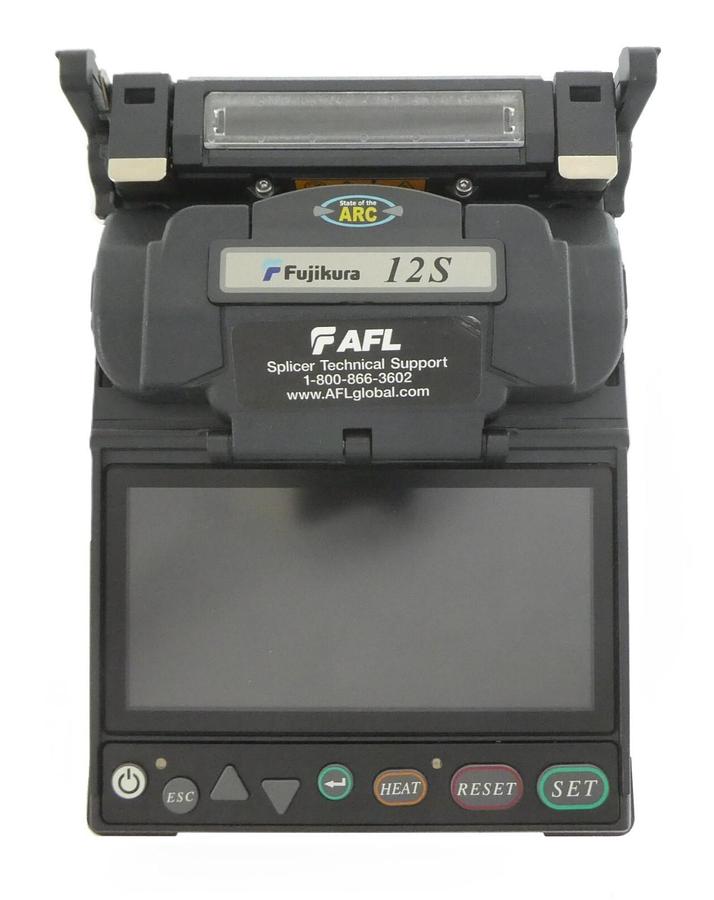 Used Fujikura 12S Fiber Optic Fusion Splicer Version 01.15 Working