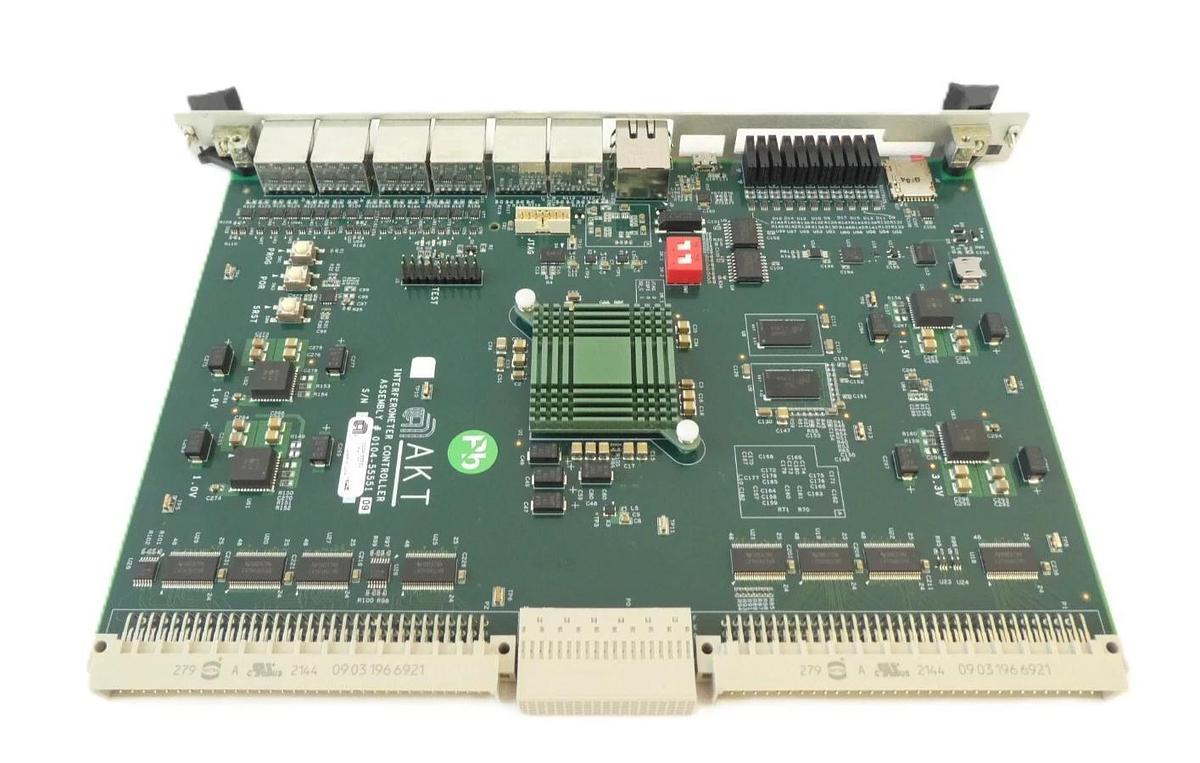 Used AKT 0104-55551 Interferometer Controller PCB Card Working Surplus
