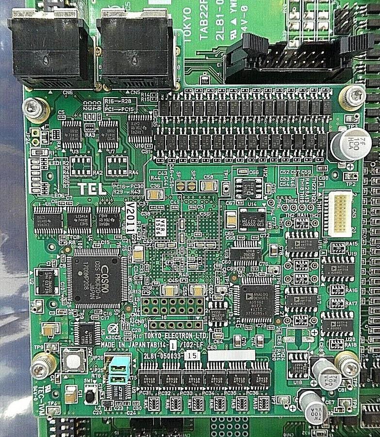Used TEL Tokyo Electron 2L81-050105-23 Processor PCB TAB22R-2/TIPC2-R Working Surplus