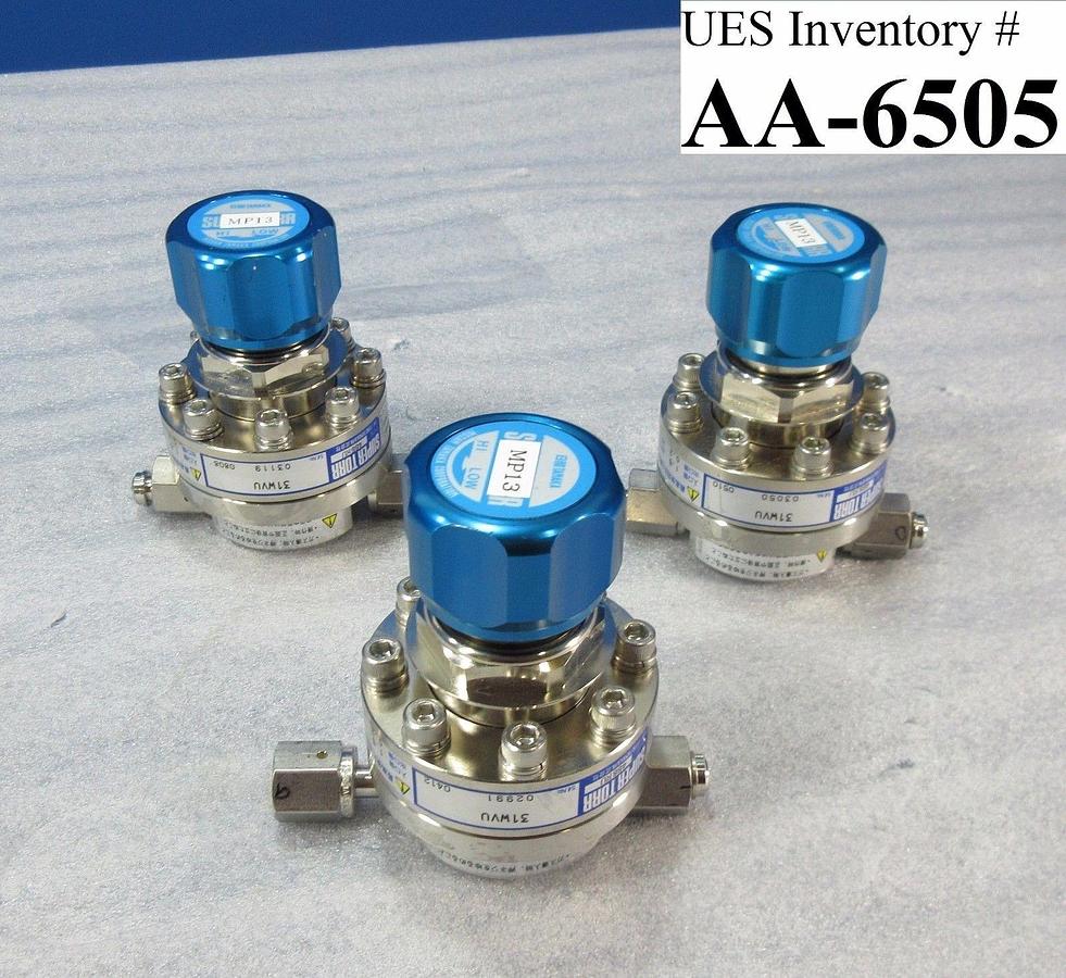 Used Nissan Tanaka 31WVU Super Torr Manual Regulator Valve 466RU Lot of 3 used works