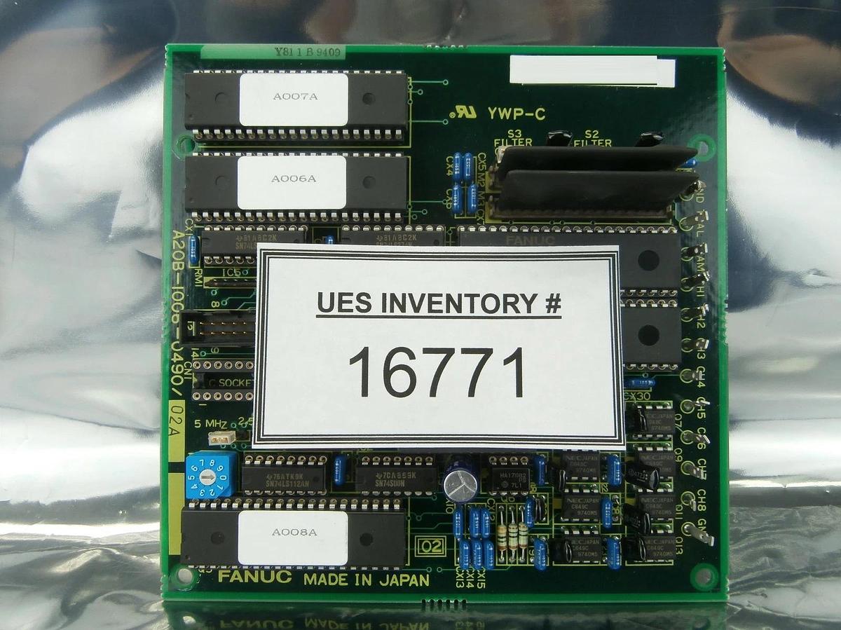 Used Fanuc A20B-1006-0490/02A Servo Test Board PCB Nordiko 9550 Used Working