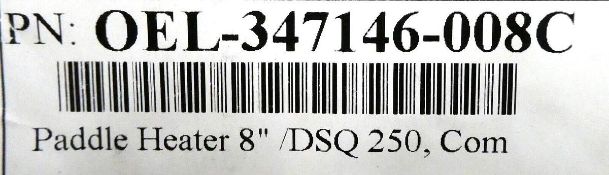 Used Genuine OEM OEL-347146-008 8" Paddle Heater Assembly DSQ25 Lot of 2 Working