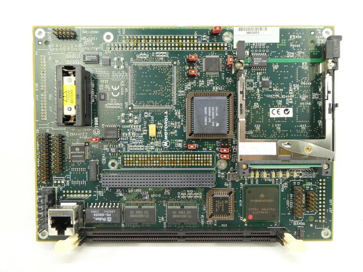 Used Motorola 01-W3269F SBC Single Board Computer PCB Rev. 21C 84-W8269F01E Working