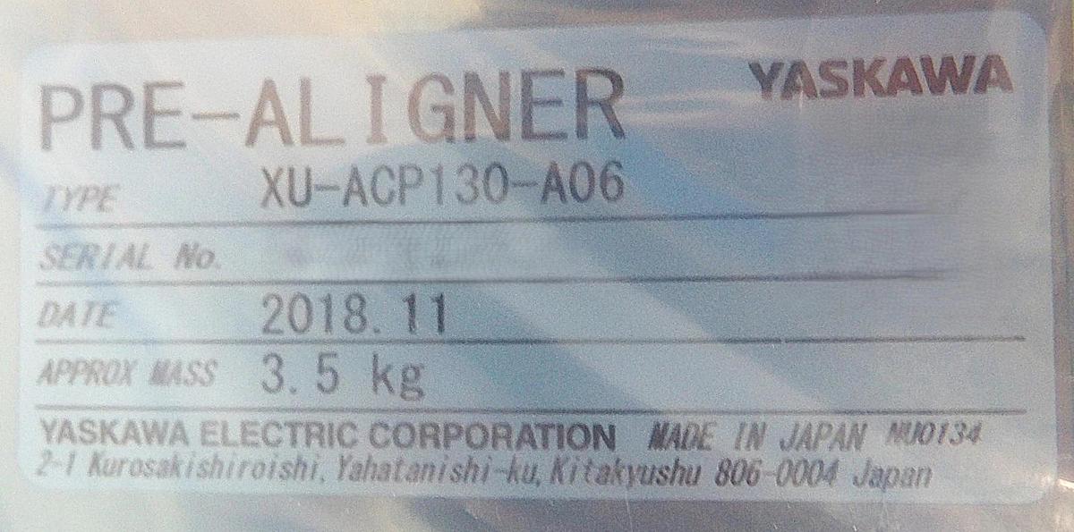 Yaskawa Electric XU-ACP130-A06 300mm Wafer Prealigner AMAT 0190-41805 New