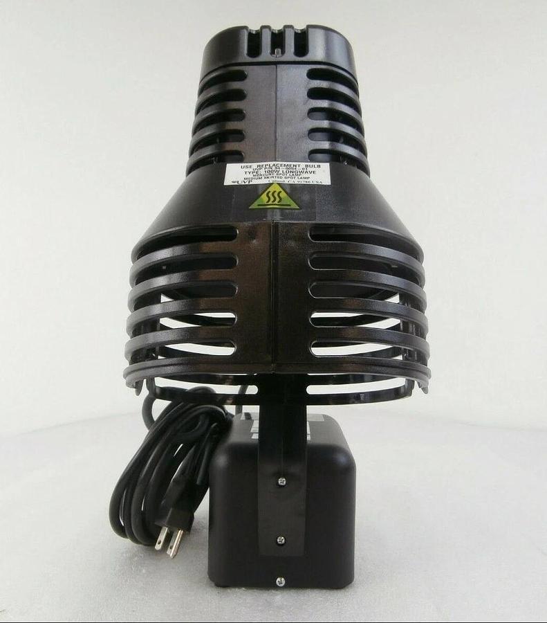 Used UVP 95-0127-01M UV Ultraviolet Lamp B 100AP BLAK-RAY No Bulb Lens Untested As-Is