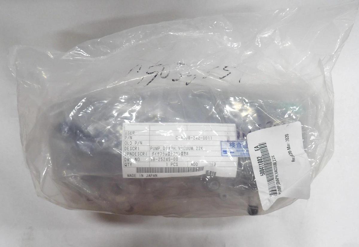Used Ulvac Technologies DTC-22K Diaphragm Vacuum Pump Ebara C-4008-242-0011 New