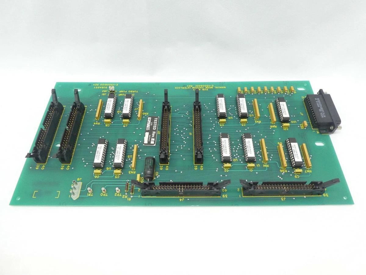 Used Varian Semiconductor VSEA E-115006001 Manual Mode Vacuum Interlock PCB Rev. E