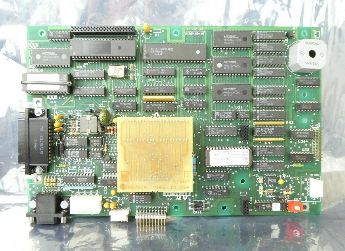 Used Lam Research 605-016005-001 CRT Video Bottom Board PCB 91196-005 Rev. C Working