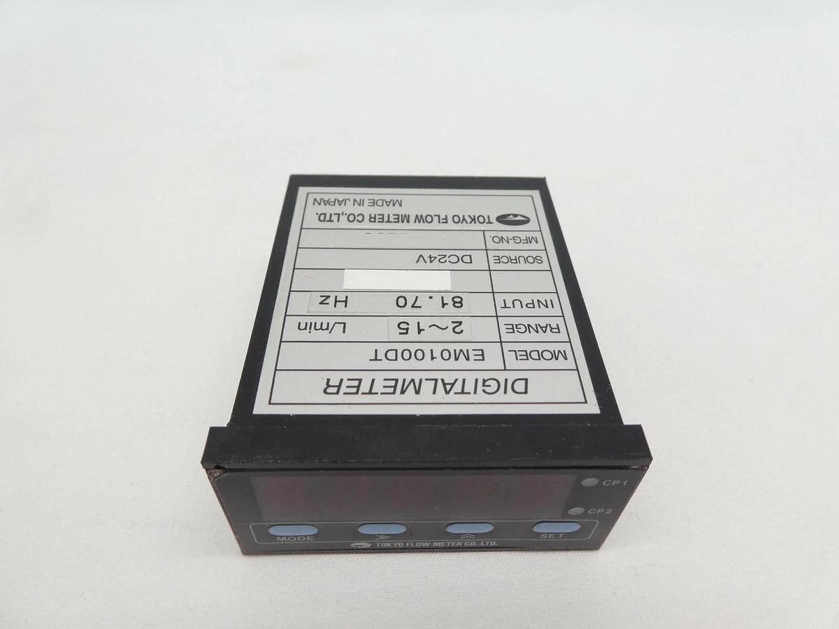 Used Tokyo Flow Meter EM0100DT Digital Meter DIGITALMETER 2 ~ 15 L/min Lot of 7