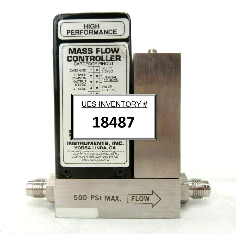 Used UNIT Instruments UFC-1200A Mass Flow Controller 500 SCCM CHF3 Working Spare