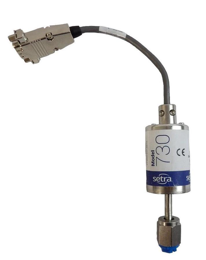 Used Setra Systems 730G100TAD42CZZKA2 Vacuum Transducer Model 730 Working