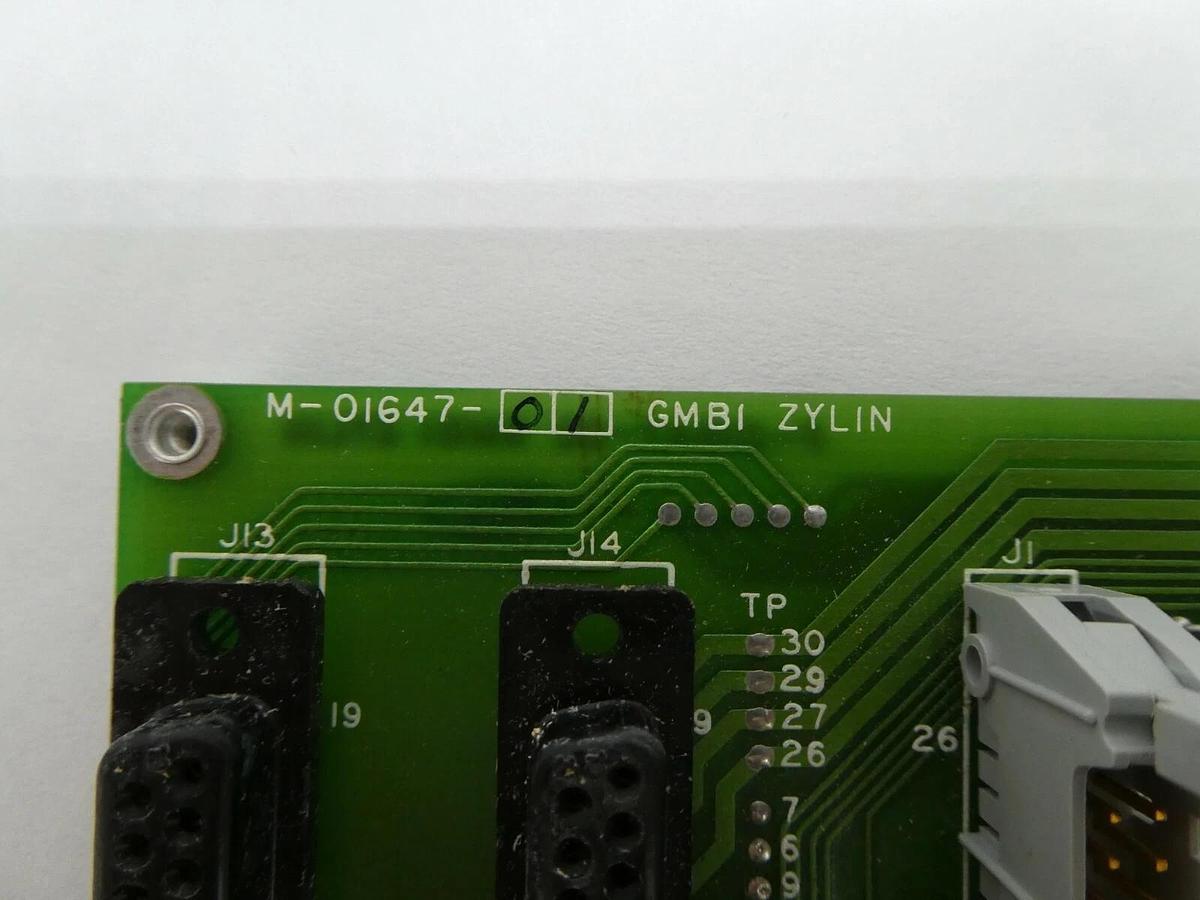 Used Varian M-01647-01 GMBI ZYLIN Interface Connector Board PCB Working Spare