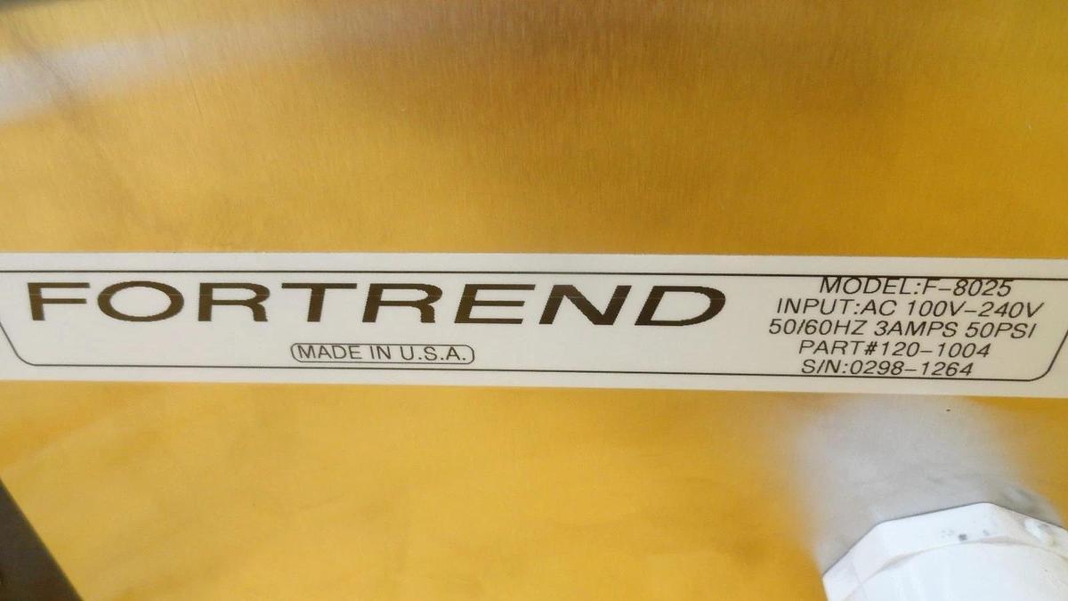 Used Fortrend 120-1004 Wafer Transfer Machine F-8025 Copper Exposed Tested Working