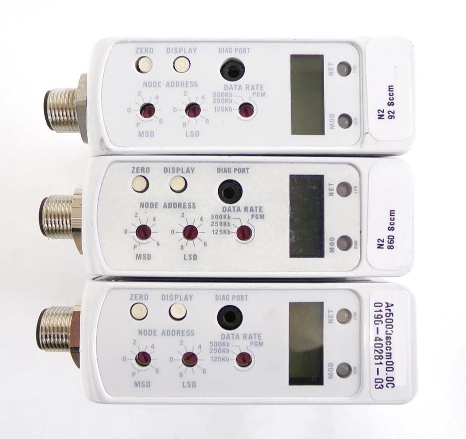 Used Brooks GF Series Mass Flow Controller MFC GF125C Lot of 10 Spare