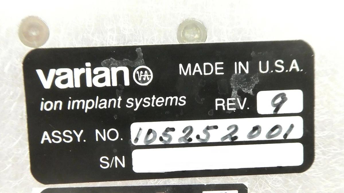 Used Varian Ion Implant Systems 105252001 Faraday Bias Interface Untested Surplus