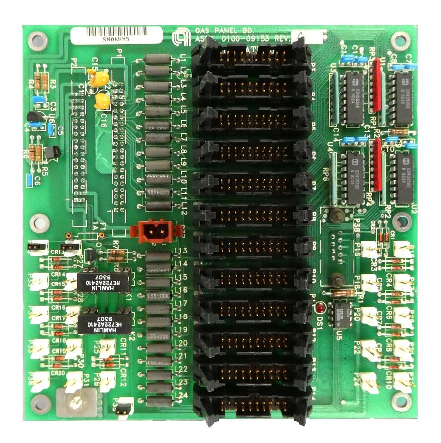 Used AMAT Applied Materials 0100-09153 Gas Panel BD PCB Working Surplus