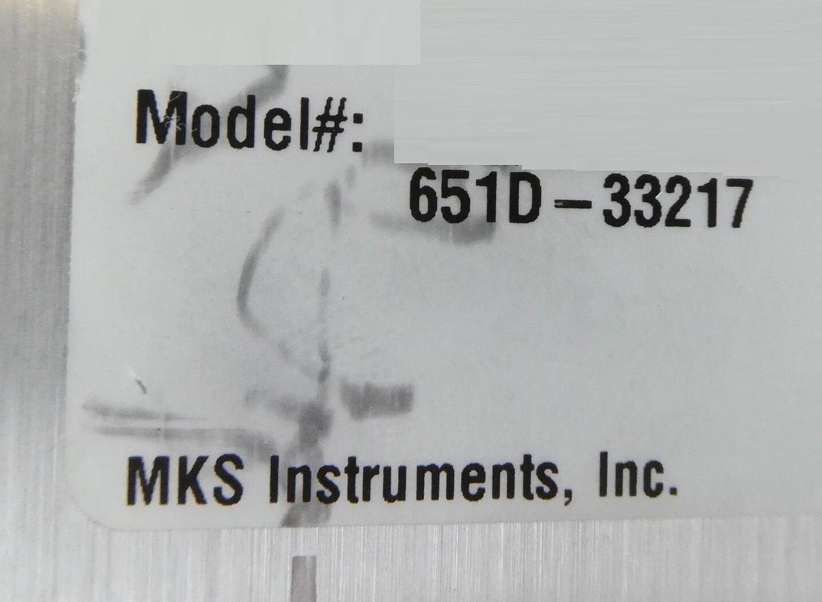 Used MKS Instruments 651D-33217 Throttle Valve Controller Type 651 Working Surplus