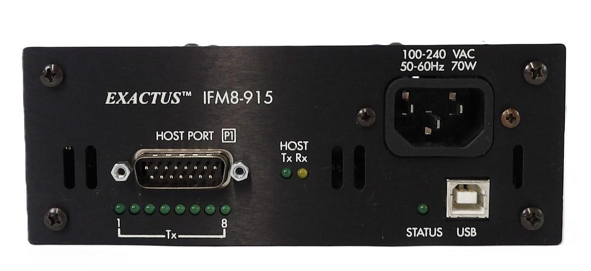 Used Exactus IFM8-915 8-Channel Serial Port Hub PYRO/EM AMAT 0190-32884 Working
