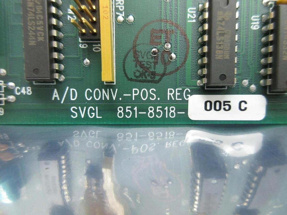 Used SVG Silicon Valley Group 851-8518-005 A/D Conversion PCB Card Working Surplus