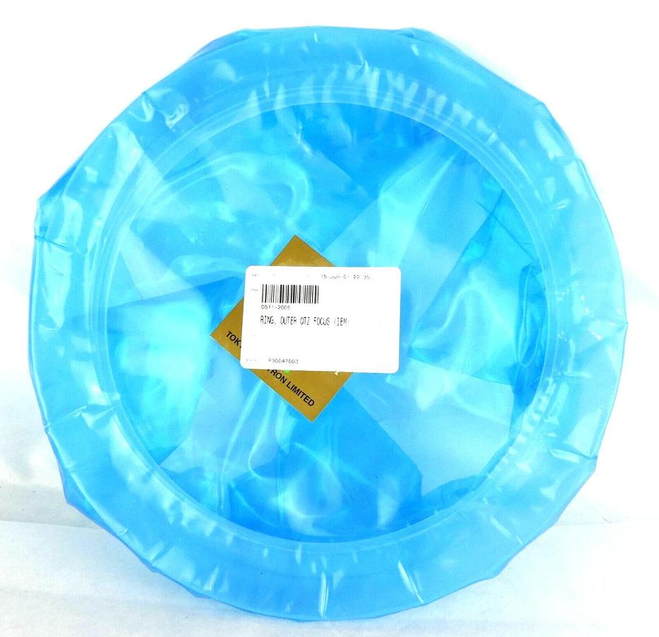 Used TEL Tokyo Electron ES-1805-220014-14 Quartz Focus Ring 8" New Surplus