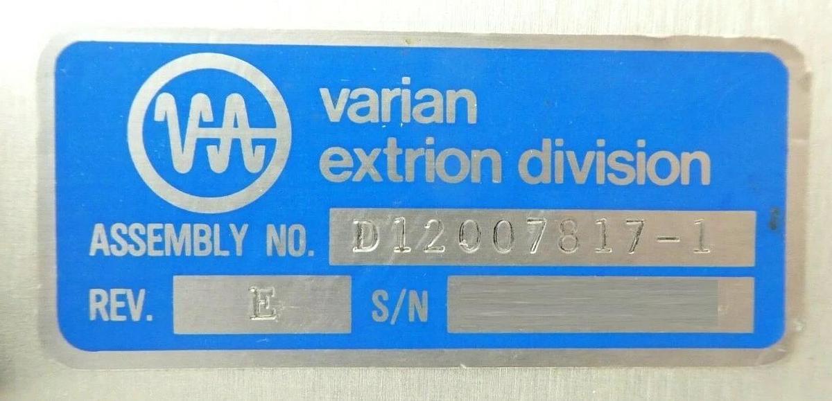 Used Varian Ion Implant Systems D12007817-1 Electron Bias Supply Working Surplus