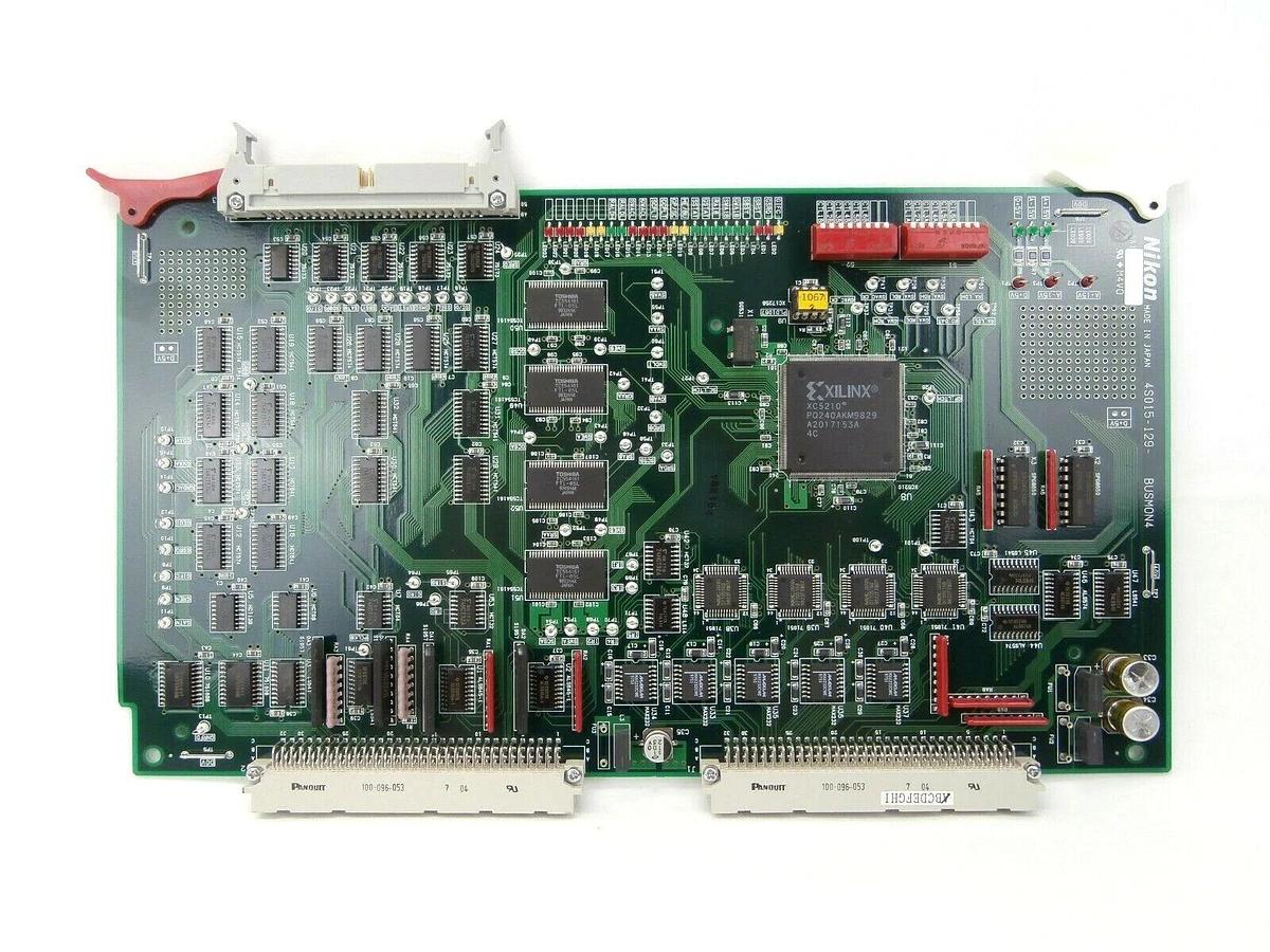 Used Nikon 4S015-129 Processor Board PCB Card BUSMON4 NSR System Working Spare