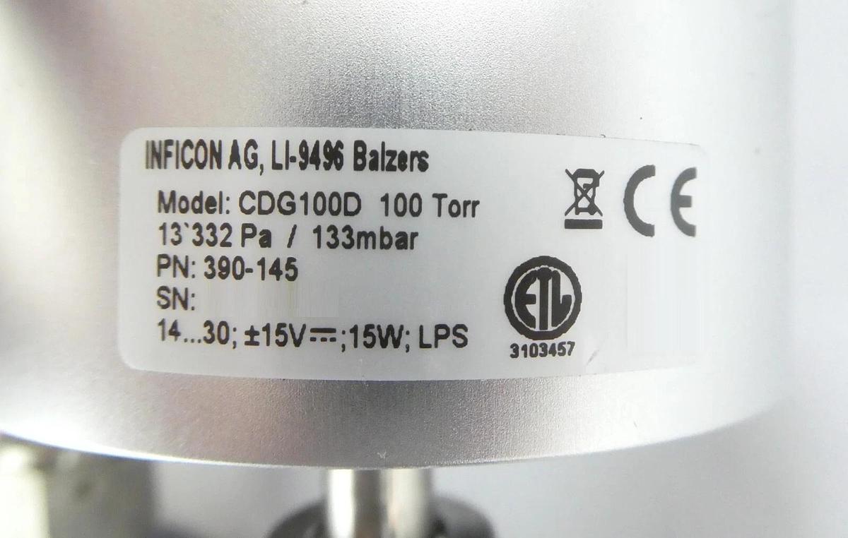 Used Inficon CDG100D Baratron Transducer CDG100D Reseller Lot of 14 Working Surplus