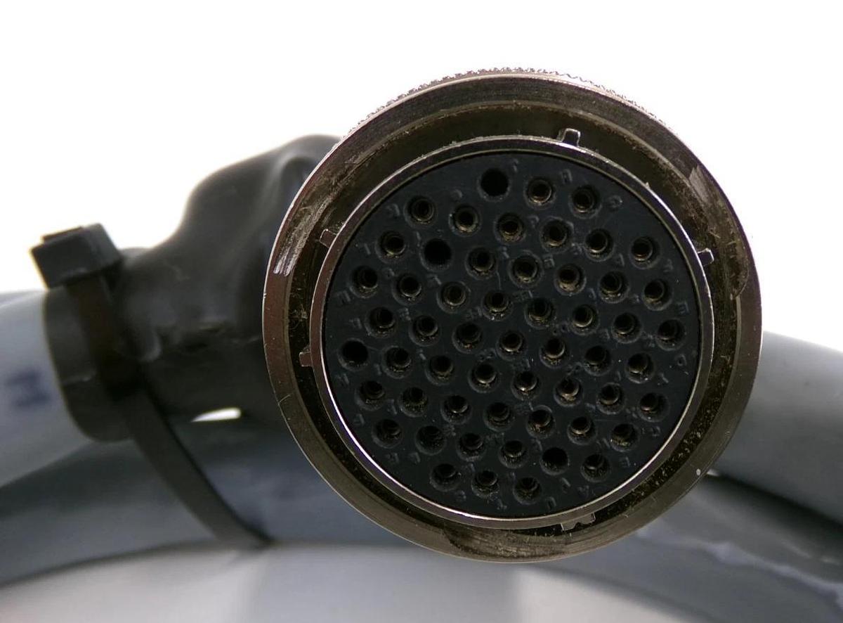 Used Alcatel Adixen A215300-017-C2-C2 Turbomolecular Pump Cable Working