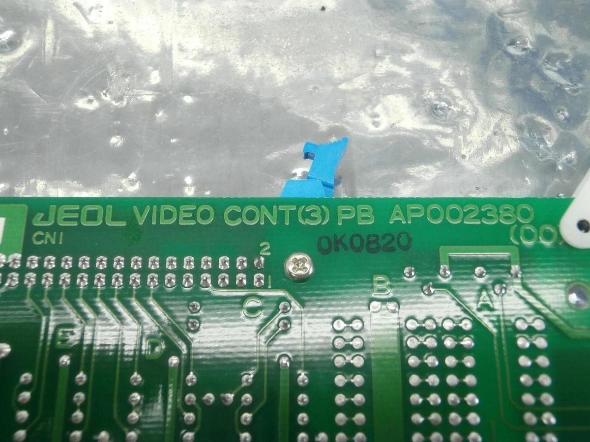 Used JEOL AP002380(00) Processor Board PCB Card VIDEO CONT(3)PB TN JSM-6400F Used