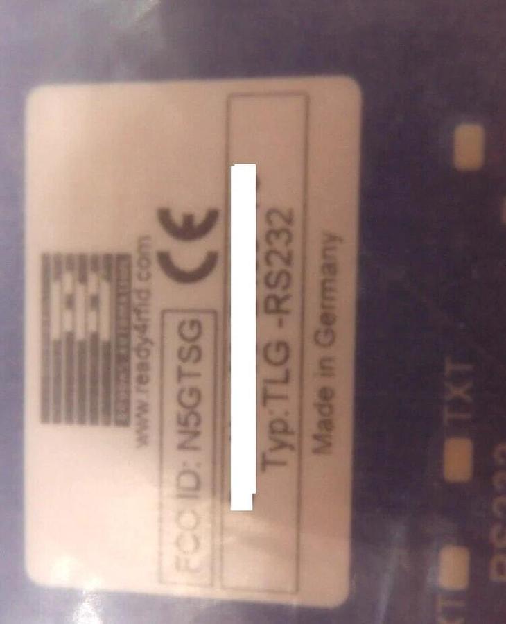 Used Brooks Automation TLG-S1-1000-S0-00EB Transponder Reader TLG-RS232 New Surplus