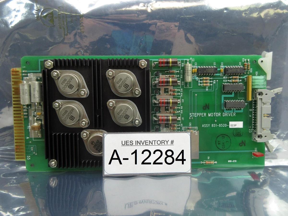 Used Perkin-Elmer 851-8520-003 Stepper Motor Driver PCB Card Rev. P SVG 90S Used