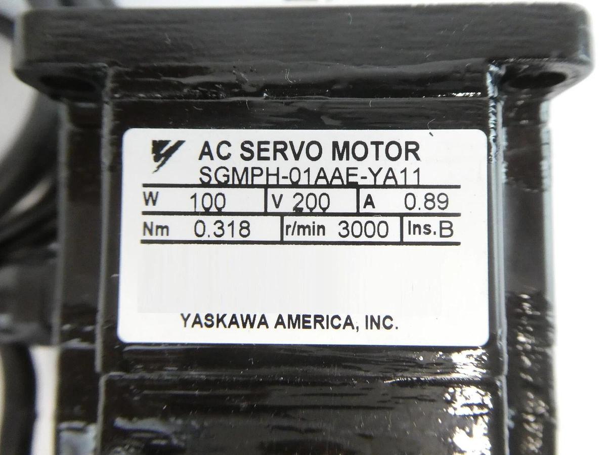 Yaskawa America SGMPH-01AAE-YA11 AC Servo Motor Assembly New Surplus