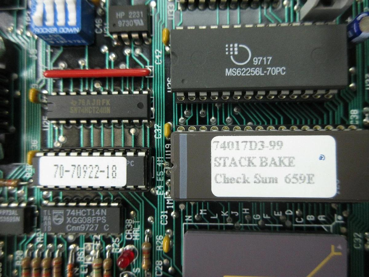 Used SVG Silicon Valley Group 99-80266-01 Stack Bake Station CPU PCB Card Rev. L Used