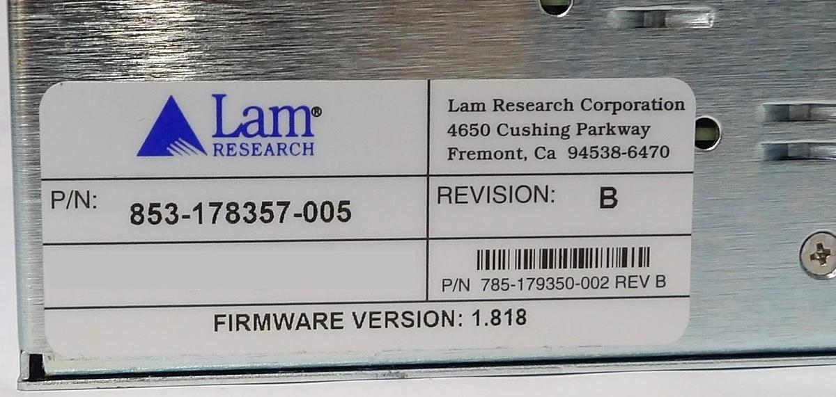 Used Lam Research 785-179350-002 EIOC Module 853-178357-005 Working