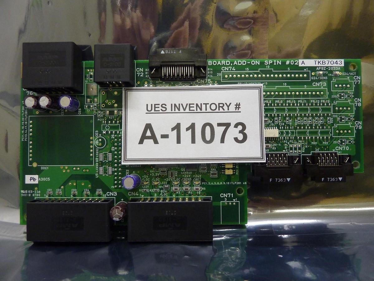 Used TEL Tokyo Electron AP9Z-2033A Board Add-On Spin #02 PCB TKB7043 Lithius Used