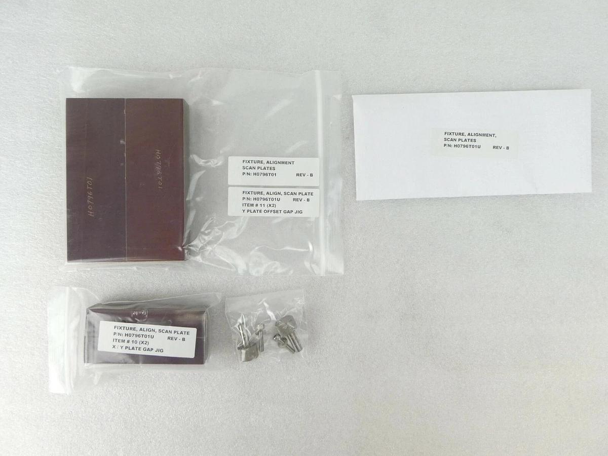 Used Varian Semiconductor H0796T01 Alignment Fixture and Offset Scan Plates Working
