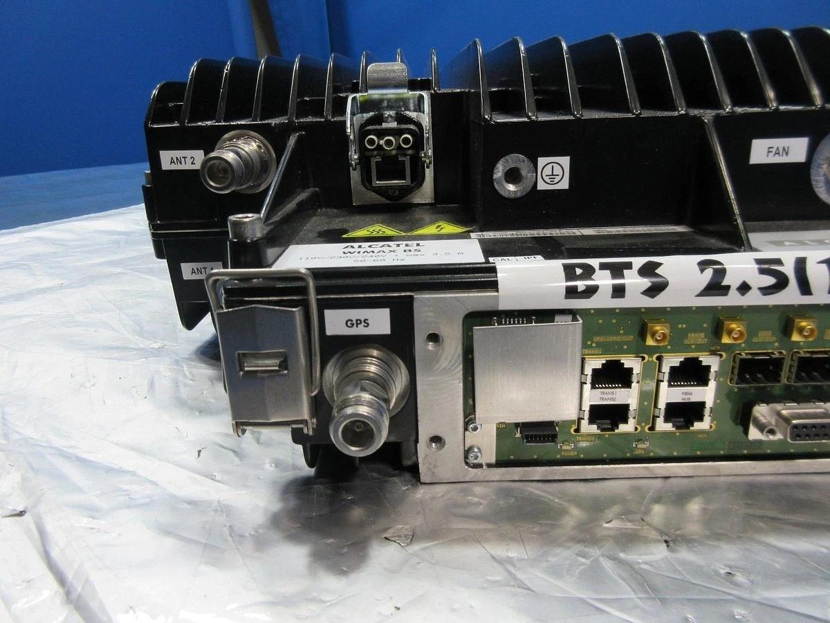Used Alcatel 3BK27091BA WiMAX Base Station A9116 0168 Used Working
