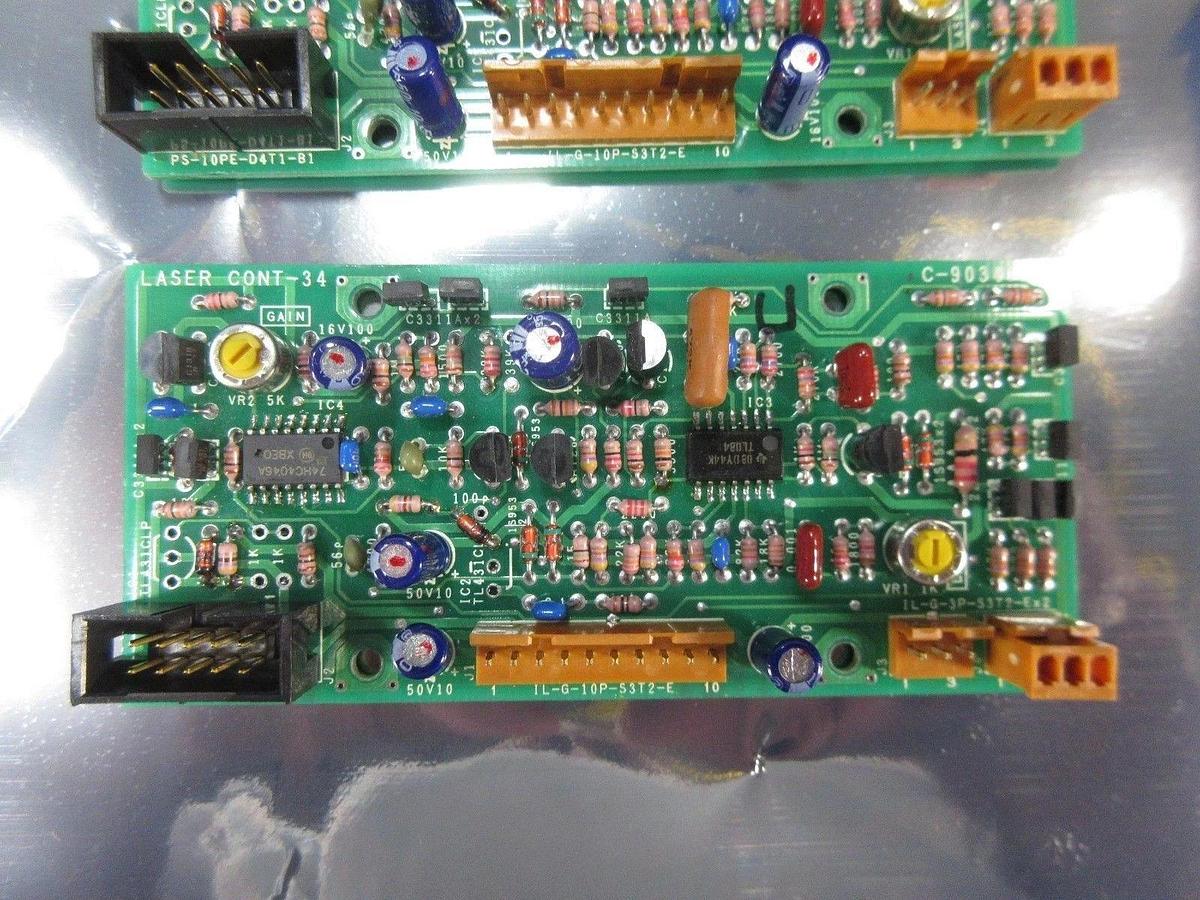 Used Lasertec Laser Cont-34 PCB Lot of 2 MD2500 Used Working